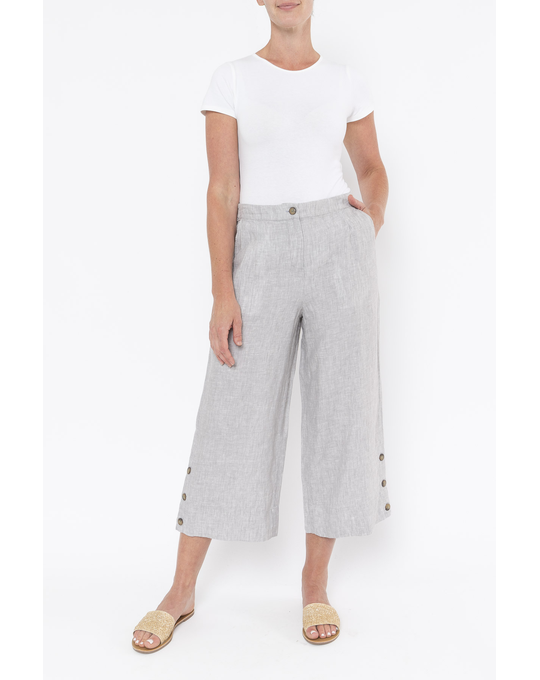 JUMP 3/4 BUTTON DETAIL PANT