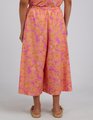 ELM FUCHSIA FLORAL WIDE LEG PANT