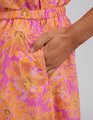 ELM FUCHSIA FLORAL WIDE LEG PANT