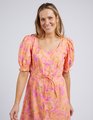 ELM FUSHSIA FLORAL DRESS