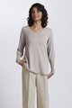 ROYAL MERINO A-LINE V NECK SWEATER