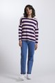 ROYAL MERINO STRIPED DROP SHOULDER JUMPER