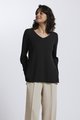 ROYAL MERINO A-LINE V NECK SWEATER