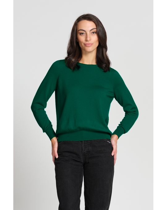 ROYAL MERINO EASY FIT ROUND NECK SWEATER 