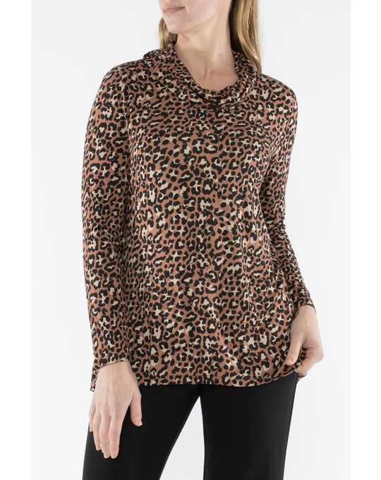 JUMP LEOPARD PRINT TEE