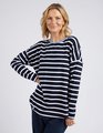 ELM TULLY STRIPE L/S TEE