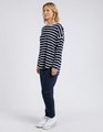 ELM TULLY STRIPE L/S TEE