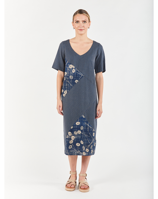 OBI SHADOW JIGSAW DRESS