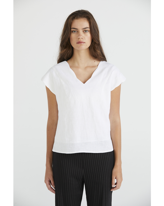 LANIA SCALLOP TOP