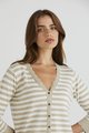 LANIA SHELL STRIPE CARDI