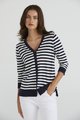 LANIA SHELL STRIPE CARDI