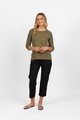 VASSALLI BOAT NECK 3/4 SLEEVE TOP