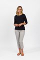 VASSALLI BOAT NECK 3/4 SLEEVE TOP