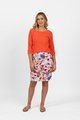 VASSALLI PRINTED LIGHTWEIGHT SKIRT WITH CENTRE BACK VENT