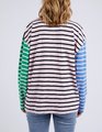 ELM SALLY STRIPE L/S TEE