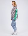 ELM SALLY STRIPE L/S TEE