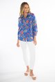 JUMP COBALT FLORA SHIRT