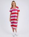 ELM MONACO CHECK TEE DRESS