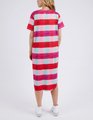 ELM MONACO CHECK TEE DRESS