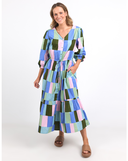 ELM ODYSSEY MIDI DRESS