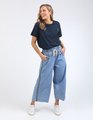 ELM GRETA WIDE LEG PANT WITH SIDE TAPE