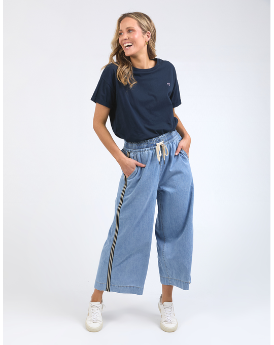 ELM GRETA WIDE LEG PANT WITH SIDE TAPE