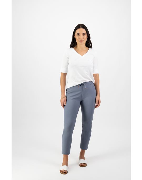 VASSALLI 7/8 LENGTH ELASTIC WAIST PANT