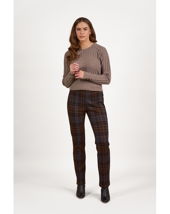 VASSALLI SLIM LEG FULL LENGTH PULL ON PANT