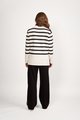 VASSALLI HIGH NECK RELAXED FIT SWEATER WITH SIDE SPLITS