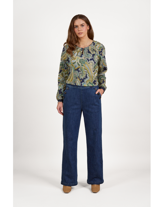 VASSALLI WIDE LEG FULL LENGTH PULL ON JEAN