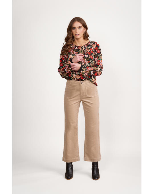 VASSALLI WIDE LEG ANKLE GRAZER PANT