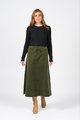 VASSALLI A LINE PULL ON SKIRT WITH DRAWCORD