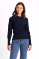 ROYAL MERINO FLORA STITCH BLOUSE