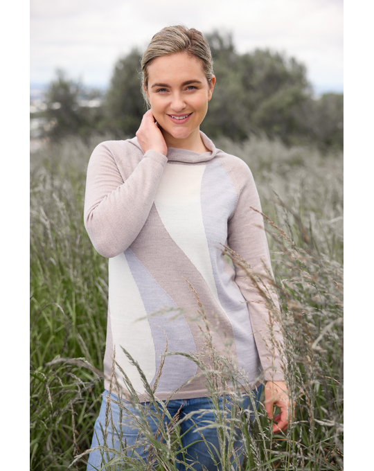 ROYAL MERINO WAVE TOP