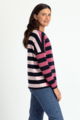 ROYAL MERINO STRIPED DROP SHOULDER JUMPER