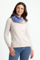 ROYAL MERINO GRADUATED STRIPE INFINITY SCARF