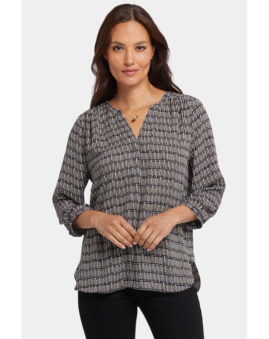 NYDJ PINTUCK BLOUSE