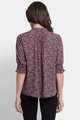 NYDJ S/S PLEATED PEASANT BLOUSE