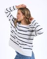 FOXWOOD JAYNE STRIPE THROW ON TOP