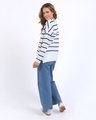FOXWOOD JAYNE STRIPE THROW ON TOP