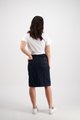 VASSALLI DENIM SKIRT WITH CONTRAST STITCHING