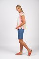 VASSALLI PRINTED DROP SHOULDER TOP WITH SHIRRING DETAIL