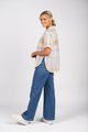 VASSALLI DROPPED SHOULDER SHIRT WITH ROUNDED HEM