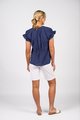 VASSALLI DROP SHOULDER TOP WITH SHIRRING DETAIL