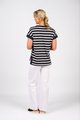 VASSALLI DROP SLEEVE TOP WITH STEPPED HEM