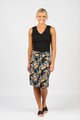 VASSALLI PRINTED LIGHTWEIGHT SKIRT WITH CENTRE BACK VENT