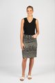 VASSALLI PRINTED LIGHTWEIGHT SKIRT WITH CENTRE BACK VENT