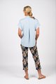 VASSALLI DROPPED SHOULDER TENCEL SHIRT WITH CONTRAST POCKET TRIM