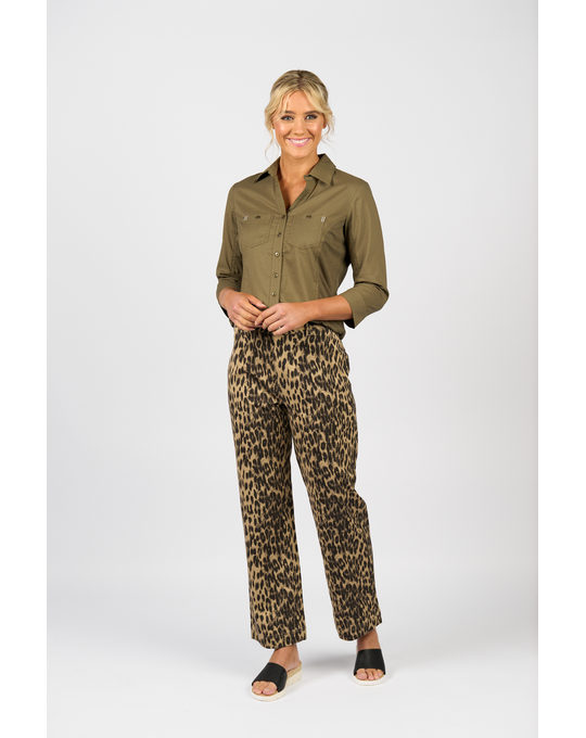 VASSALLI WIDE LEG ANKLE GRAZER JEAN