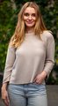 COUNTRY LIANE MULTISTRIPE PLAIN JUMPER